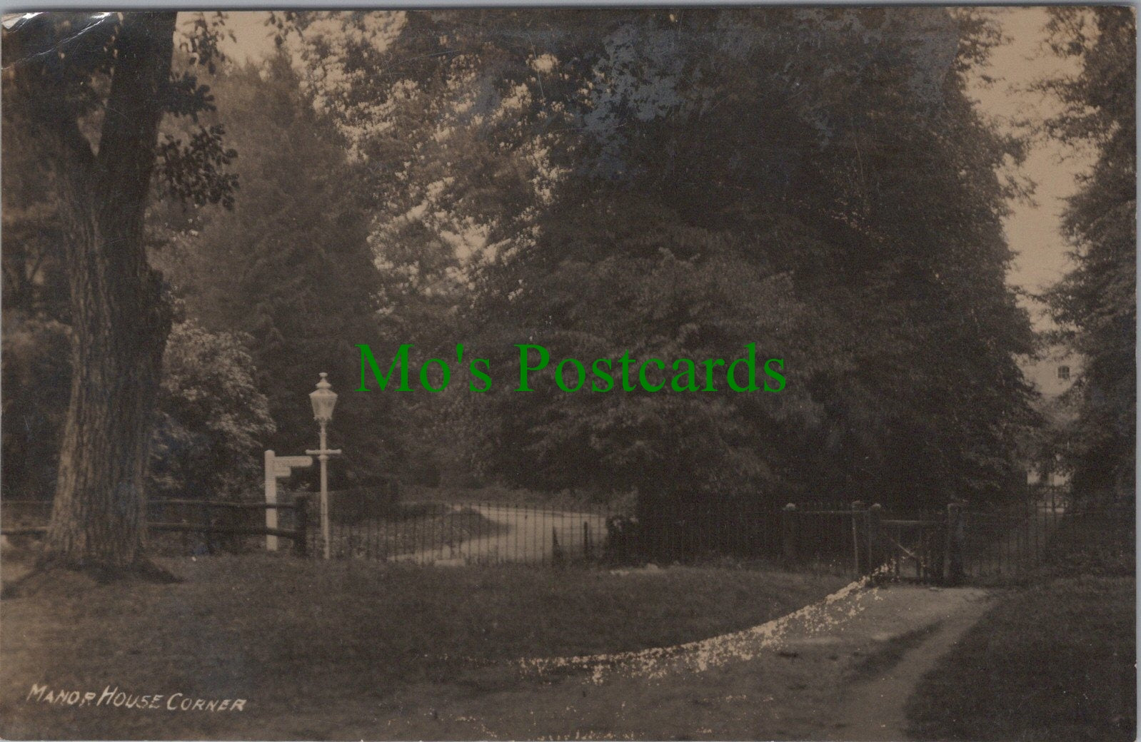 Unlocated Postcard - Manor House Corner