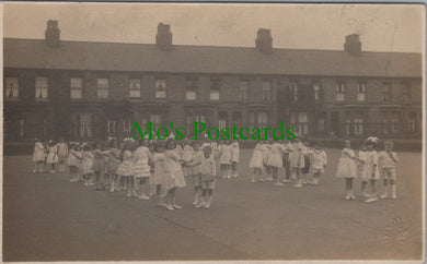 Unlocated Postcard - Children Playing