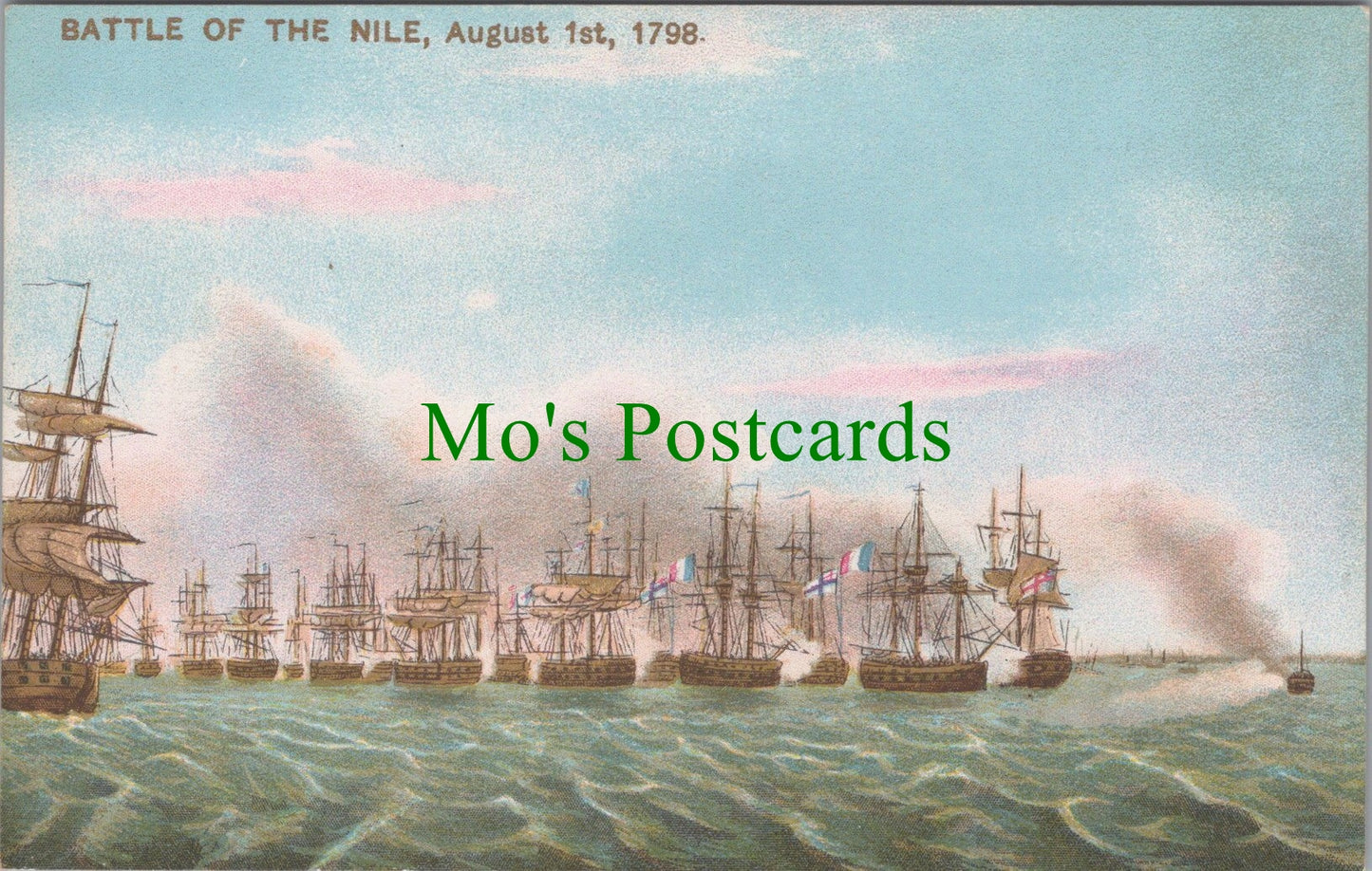 Military Postcard - Battle of The Nile 1798