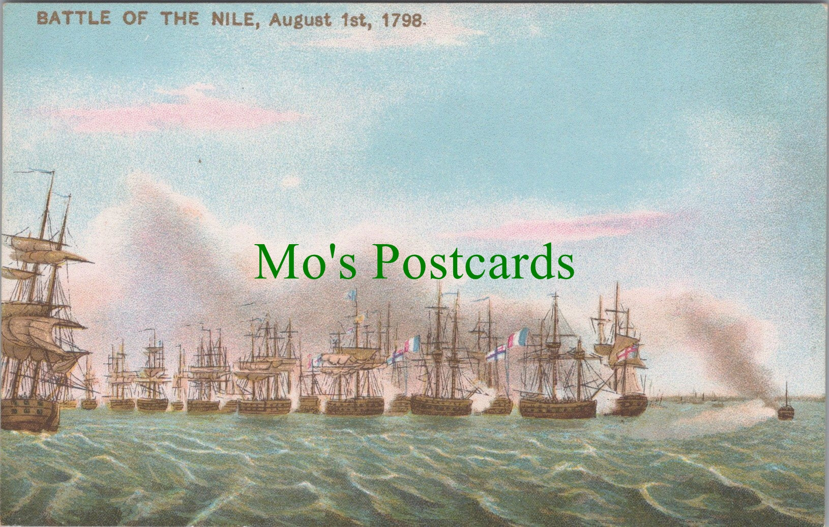 Military Postcard - Battle of The Nile 1798