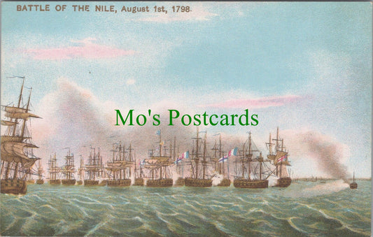 Military Postcard - Battle of The Nile 1798