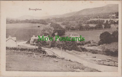Unlocated Postcard - Broughton Village