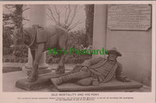 Load image into Gallery viewer, Sculpture Postcard - Old Mortality and His Pony
