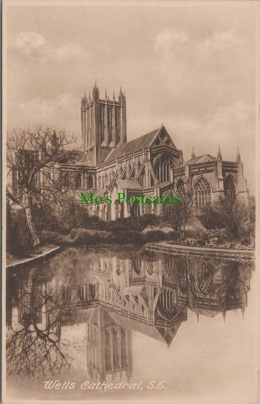 South East View of Wells Cathedral, Somerset