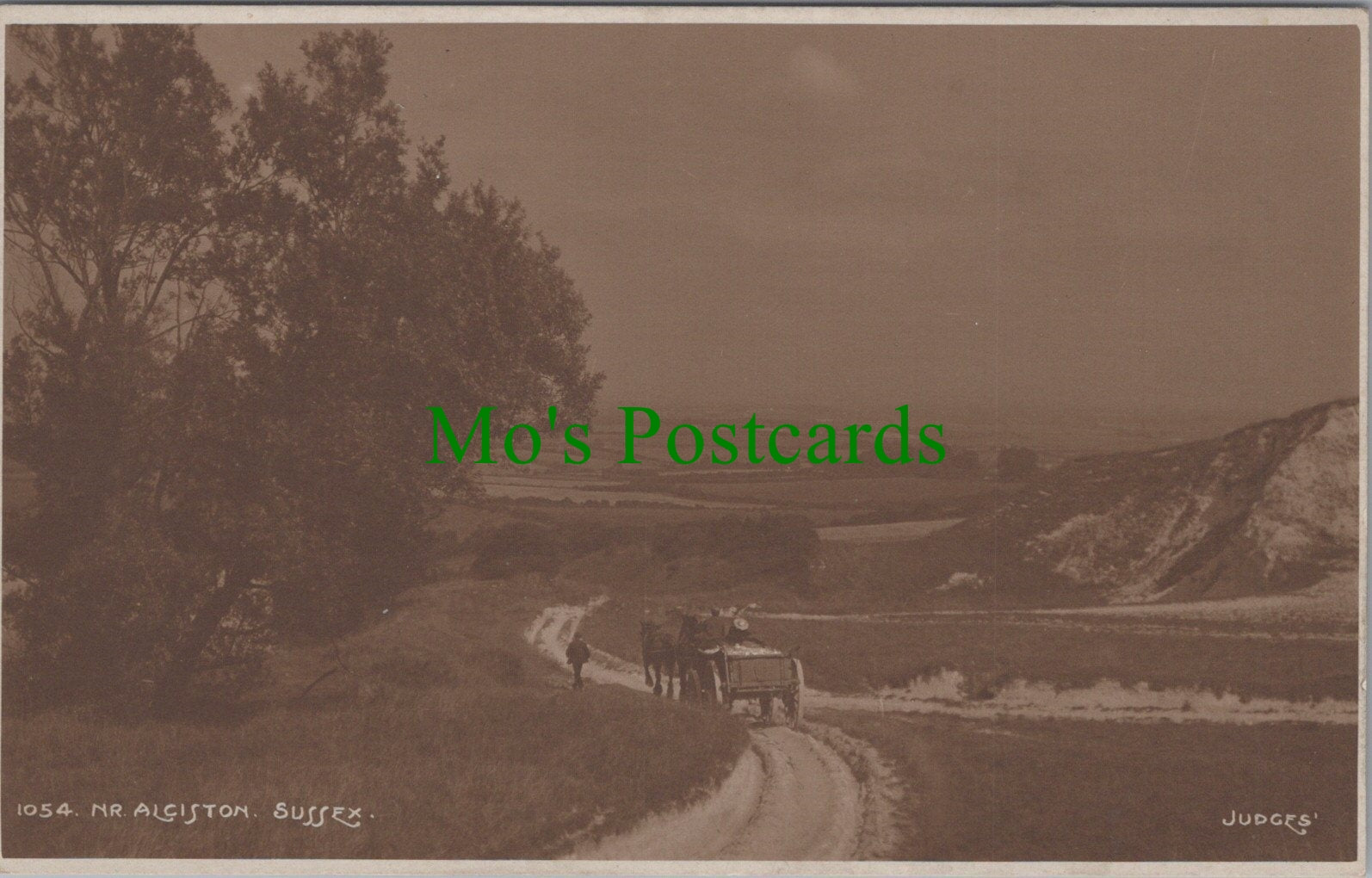 Horse & Cart Near Alciston, Sussex