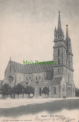 Switzerland Postcard - Basel - Das Munster, 1902 - Mo’s Postcards 