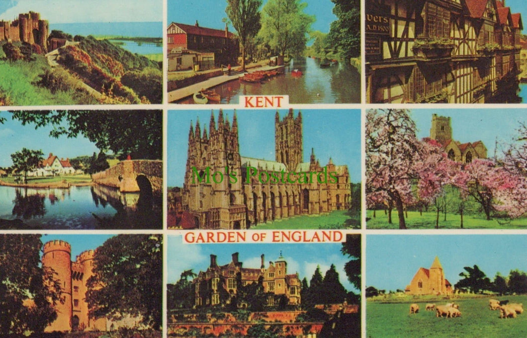 Kent Postcard - Views of Kent - The Garden of England - Mo’s Postcards 