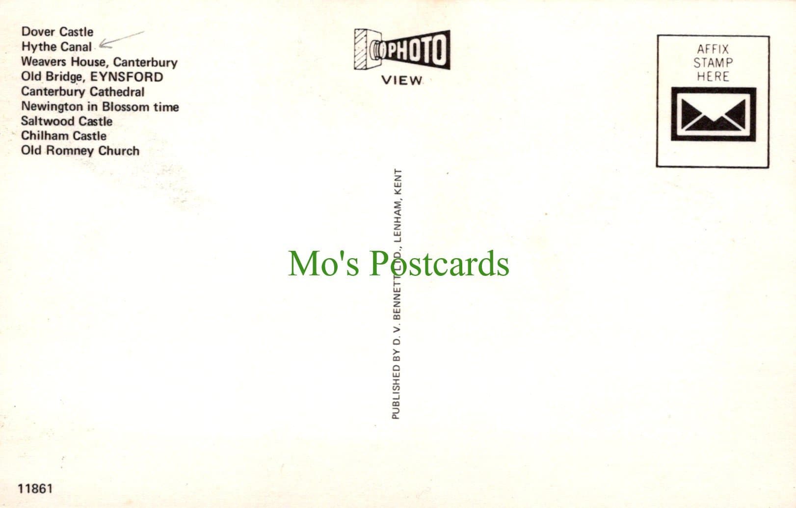 Kent Postcard - Views of Kent - The Garden of England - Mo’s Postcards 