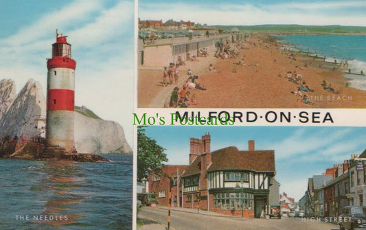 Hampshire Postcard - Views of Milford-On-Sea - Mo’s Postcards 