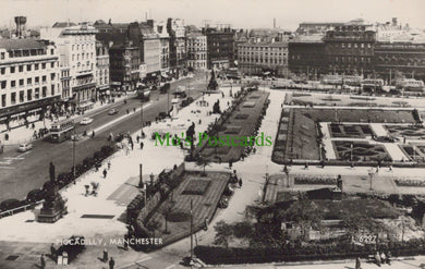 Lancashire Postcard - Piccadilly, Manchester, 1965 - Mo’s Postcards 