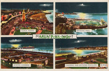 Load image into Gallery viewer, Kent Postcard - Views of Margate By Night, 1963 - Mo’s Postcards 
