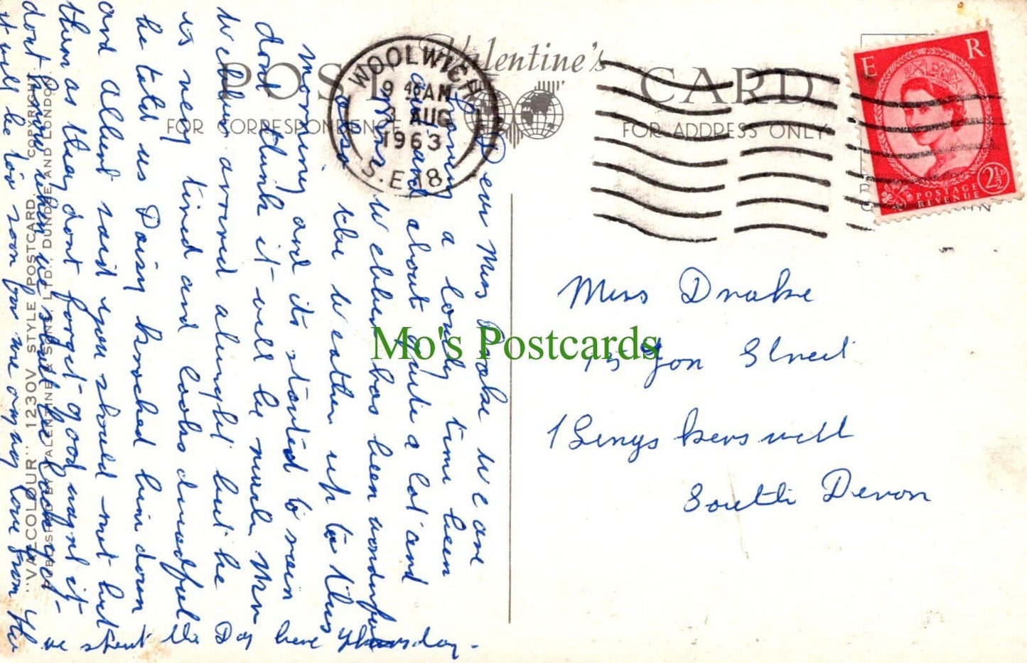 Kent Postcard - Views of Margate By Night, 1963 - Mo’s Postcards 