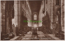 Load image into Gallery viewer, Cambridgeshire Postcard - The Choir and Chancel, Peterborough Cathedral - Mo’s Postcards 
