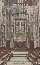 Load image into Gallery viewer, Hampshire Postcard - Winchester Cathedral - The Great Screen - Mo’s Postcards 
