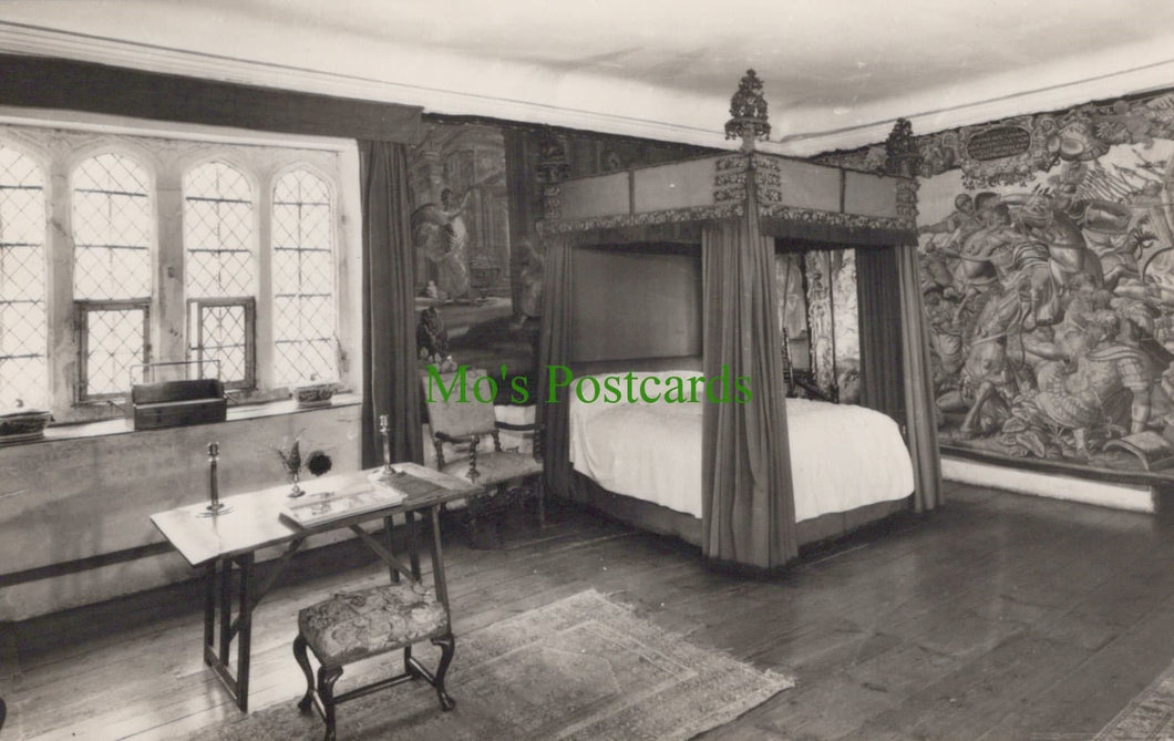 Cornwall Postcard - The Red Room, Cotehele House - Mo’s Postcards 