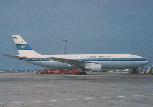 Aviation Postcard - Airbus A310 Kuwait Airways Aeroplane - Mo’s Postcards 