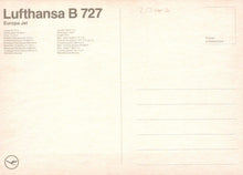 Load image into Gallery viewer, Aviation Postcard - Lufthansa B727 Europa Jet - Mo’s Postcards 
