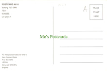 Load image into Gallery viewer, Aviation Postcard - Boeing 737-3M8 TEA N760BE Aeroplane - Mo’s Postcards 
