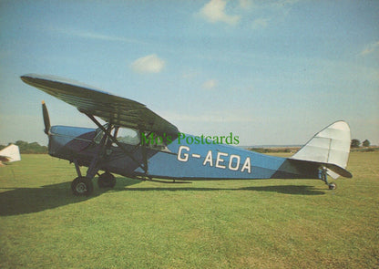 Aviation Postcard - Vintage Aircraft - The Puss Moth Aeroplane - Mo’s Postcards 