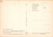 Load image into Gallery viewer, Aviation Postcard - DC-9 Douglas Jet - Iberia Spanish Airways - Mo’s Postcards 
