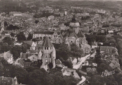France Postcard - Provins - Vue Aerienne De La Ville Haute La Tour Cesar - Mo’s Postcards 