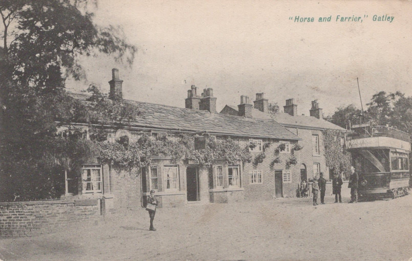 Cheshire Postcard - "Horse and Farrier", Gatley - Mo’s Postcards 