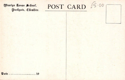 Cheshire Postcard - Mostyn House School, Parkgate - At The Welsh Bungalow - Mo’s Postcards 