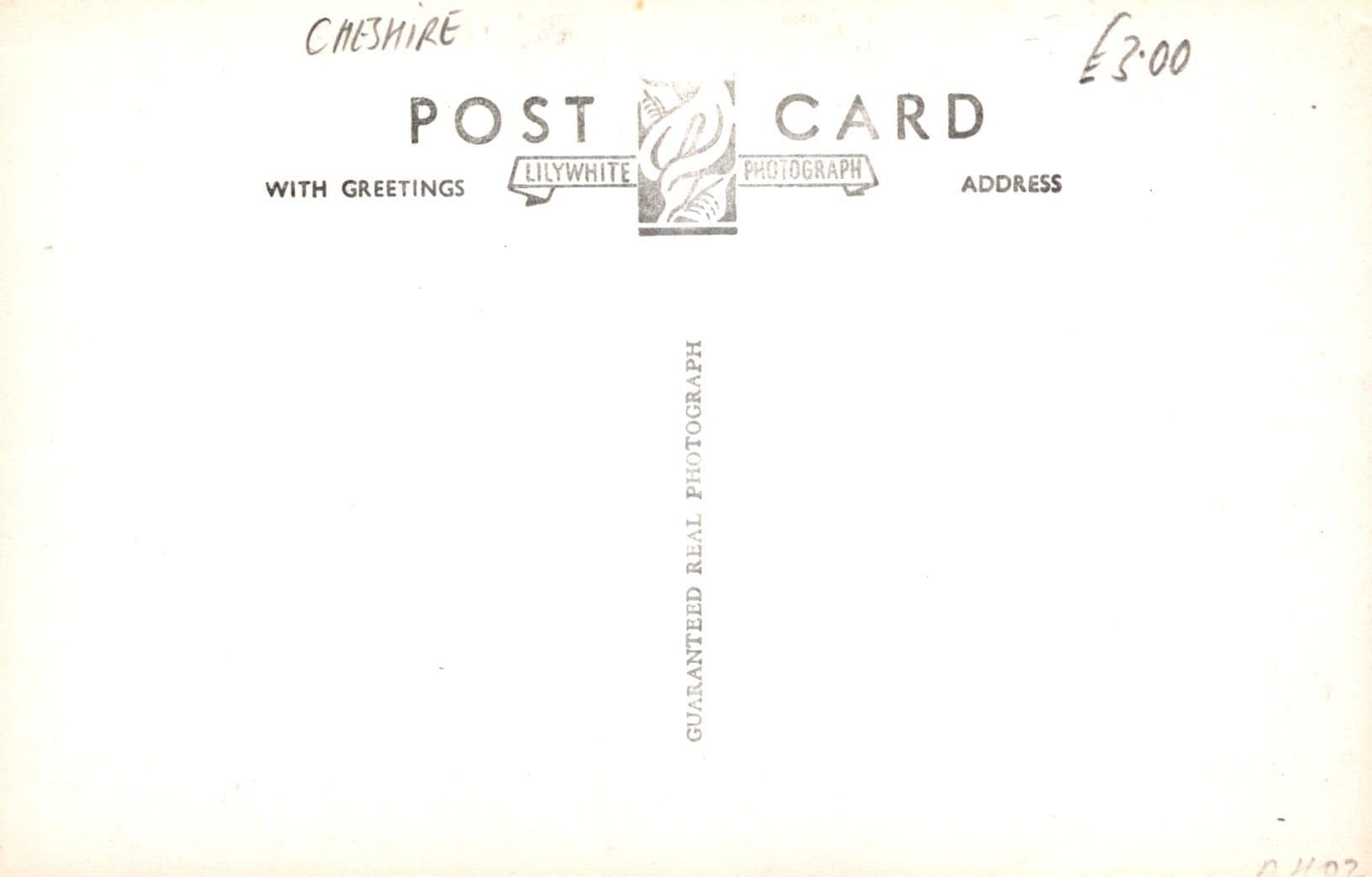 Cheshire Postcard - Lyme Hall, Disley - Mo’s Postcards 
