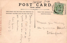 Load image into Gallery viewer, Cheshire Postcard - Old Cottages, Bowdon, 1908 - Mo’s Postcards 
