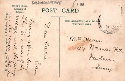 Buckinghamshire Postcard - The Village, Farnham Royal - Mo’s Postcards 