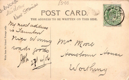 Buckinghamshire Postcard - The Pic-nic, Ankerwyke, 1906 - Mo’s Postcards 