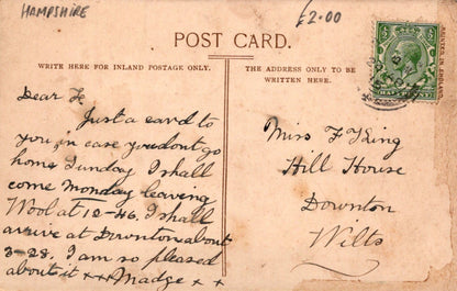 Hampshire Postcard - Swan Green, Emery Down, Lyndhurst, 1915 - Mo’s Postcards 