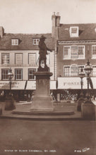 Load image into Gallery viewer, Cambridgeshire Postcard - Statue of Oliver Cromwell, St Ives - Mo’s Postcards 
