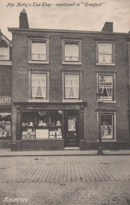 Cheshire Postcard - Knutsford - Mip Matty's Tea Shop, Mentioned in "Cranford" - Mo’s Postcards 