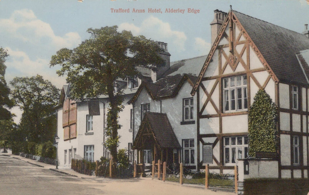 Cheshire Postcard - Trafford Arms Hotel, Alderley Edge - Mo’s Postcards 