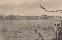 Load image into Gallery viewer, Cheshire Postcard - Mostyn House School, Parkgate - Mr F.J.Griffiths Diving - Mo’s Postcards 
