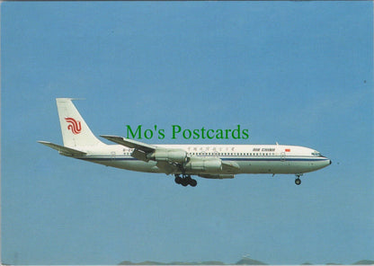Aviation Postcard - Air China Boeing 707 Aeroplane
