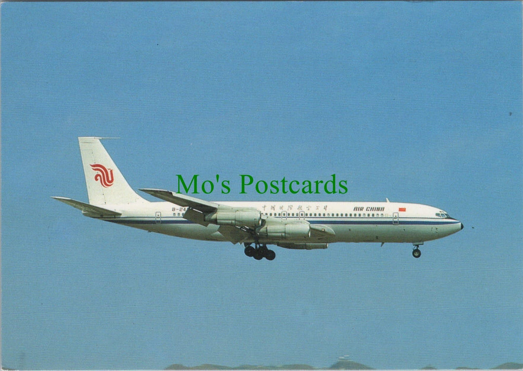 Aviation Postcard - Air China Boeing 707 Aeroplane