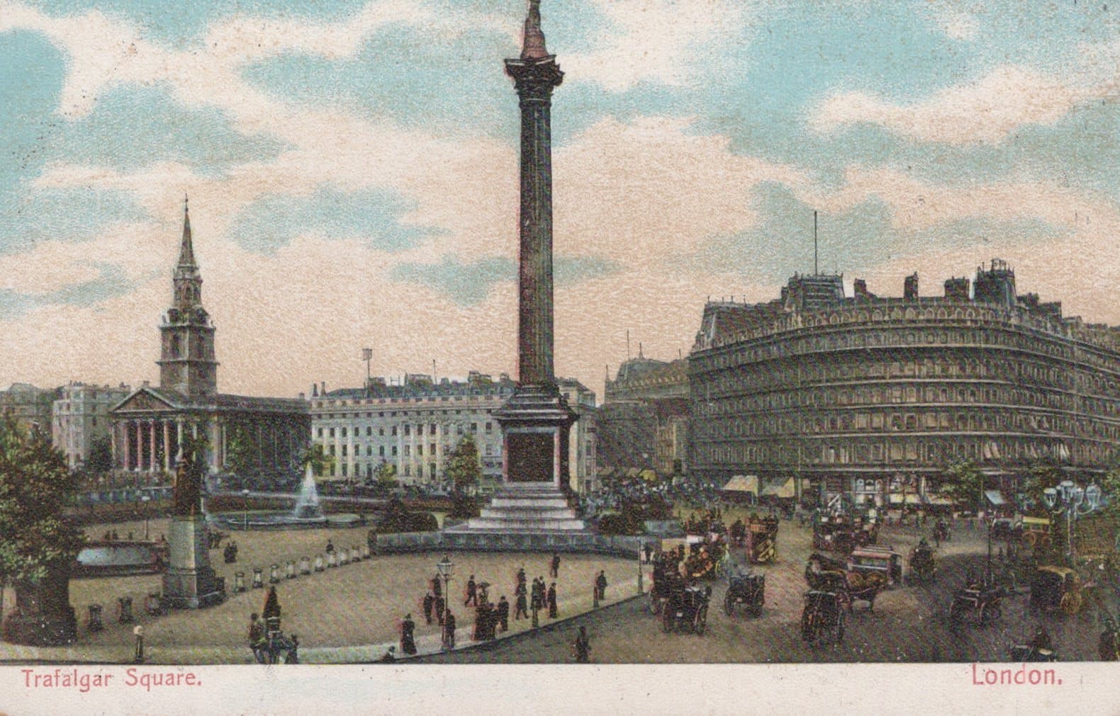 London Postcard - Trafalgar Square - Mo’s Postcards 